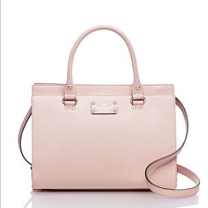 • kate spade pink wellelsy durham tote •